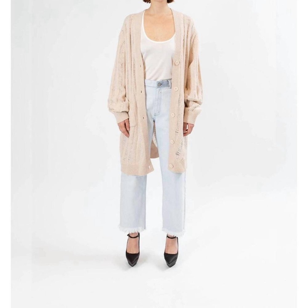 NEW RTA oversized cardigan in sun kiss swirl Size Large